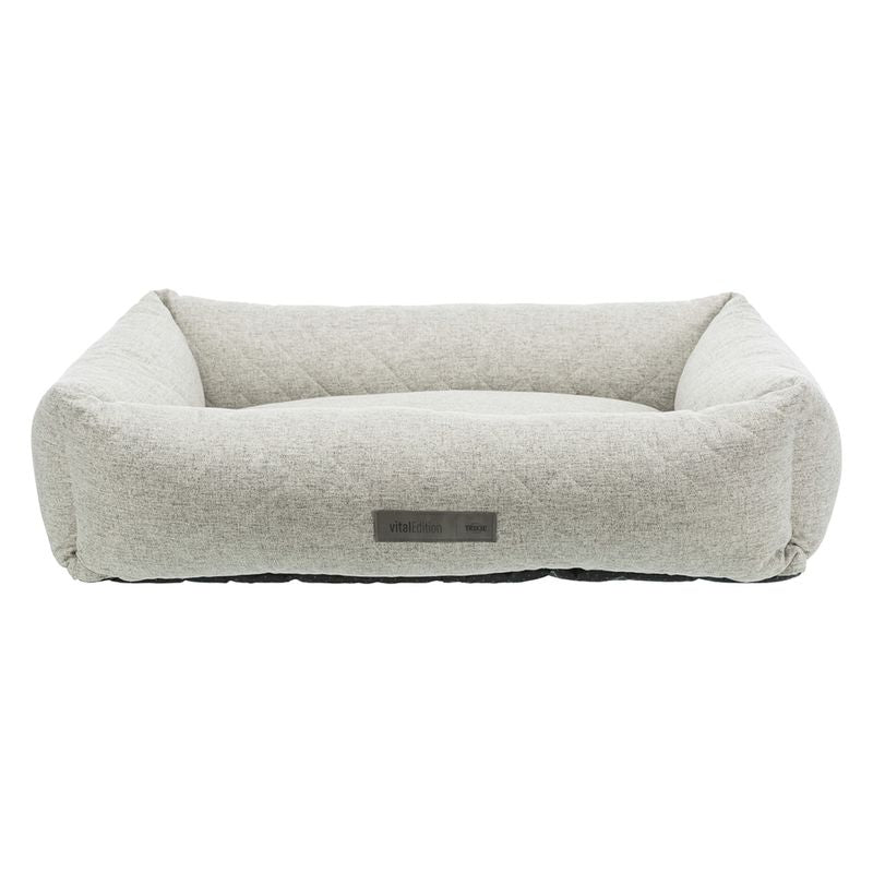 Noah vital bed, square, 60 × 50 cm, light grey