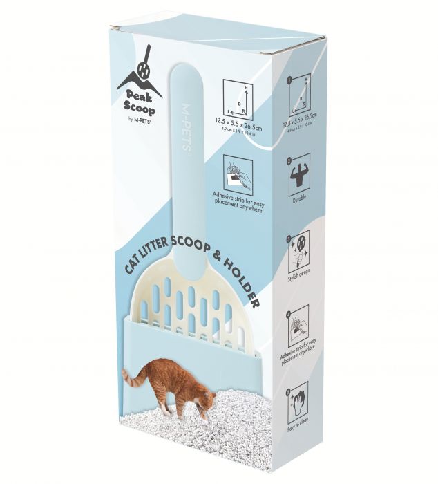 PEAK CAT LITTER SCOOP SET BLUE