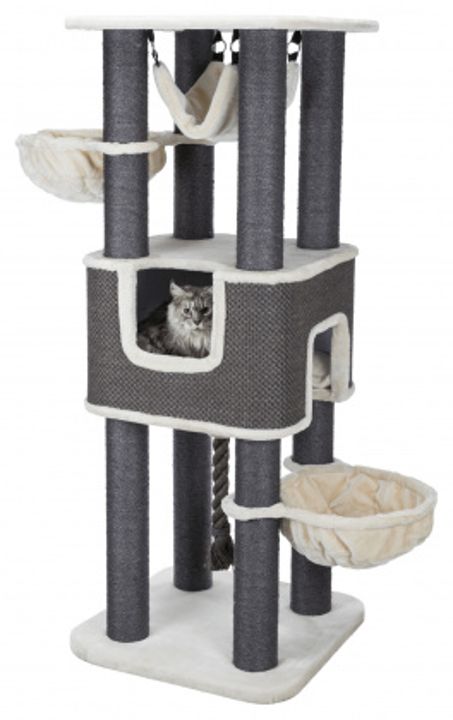 Humberto scratching post XXL, 174 cm, cream/grey